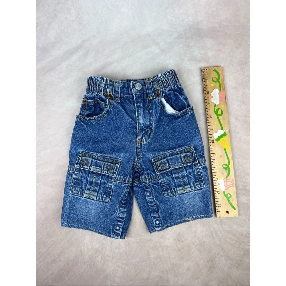 Vintage Y2K 2001 Kids Gymboree Jorts Size 6-12 Months